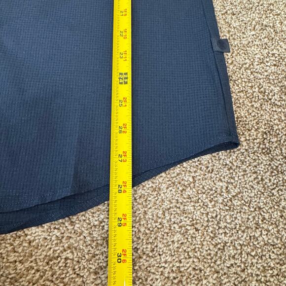 Lululemon NWT Mens Size Large Airing Easy Short Sleeve Button Up Shirt True Navy - Picture 8 of 9